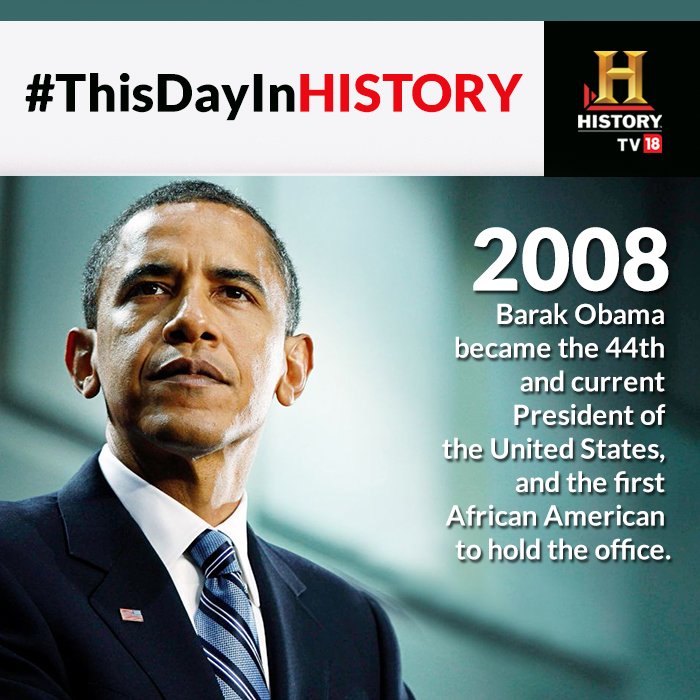 thisdayinhistory 2008 barack obama the first african