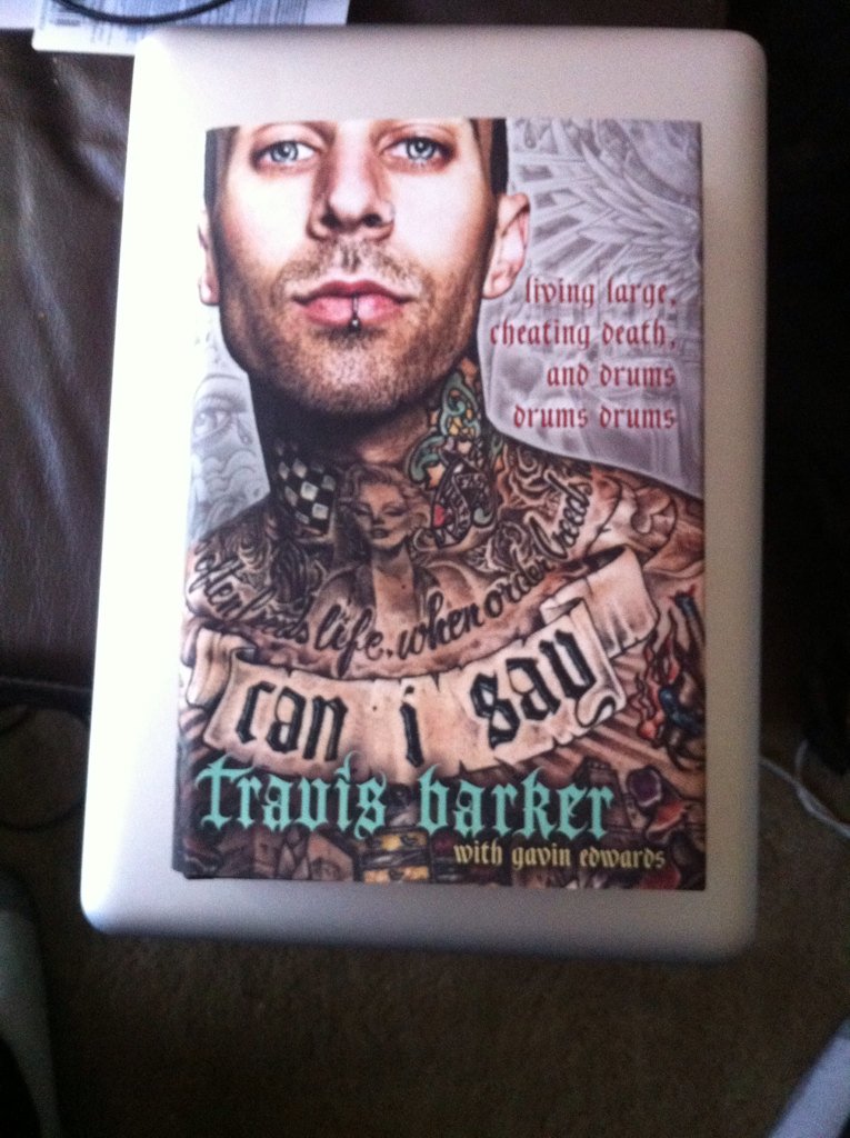 RT @mikejamesyorke: Never have I been this excited to read a book. One of the reasons I started drumming is because of @travisbarker. https…