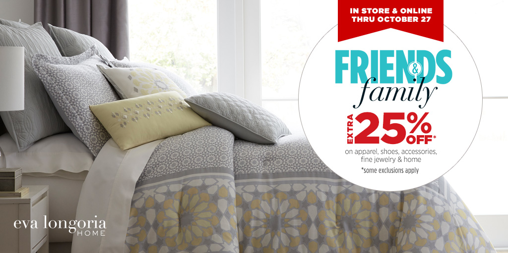 RT @jcpenney: Friends don’t let friends miss a sale. Shop the Friends & Family Event & save an extra 25%. https://t.co/rCLytknhhJ https://t…