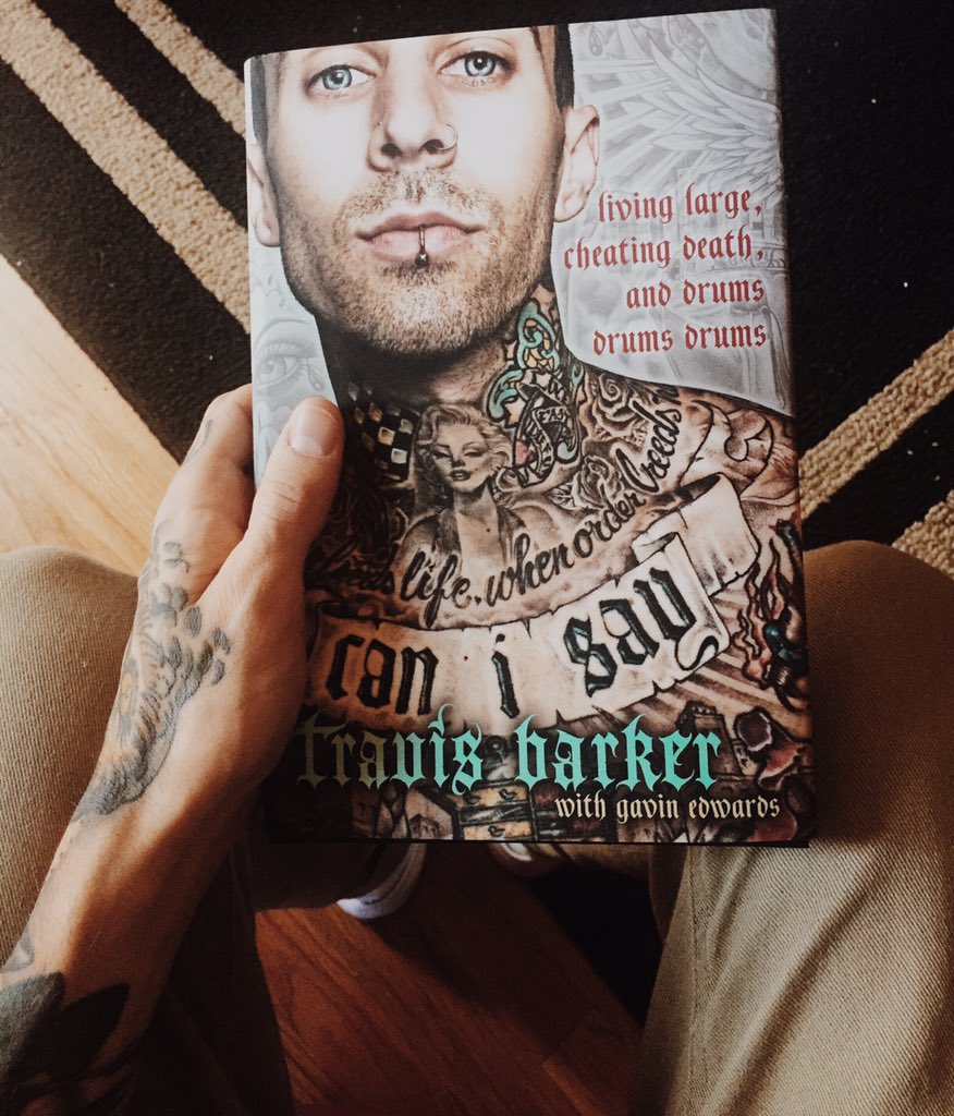 RT @MichaelxCooper: Picked up my copy today. Very stoked to read this, @travisbarker thanks for the inspiration ???? #CanISay https://t.co/WB0…