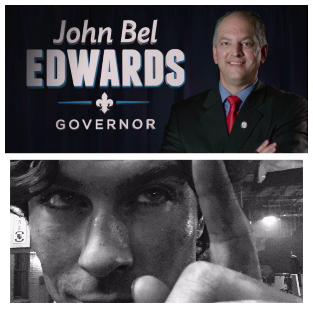 Here he is!John Bel Edwards for Governor.Lets give him the chance to lead our state.So aligned w/ ISF and ready!VOTE https://t.co/gseTudm2je