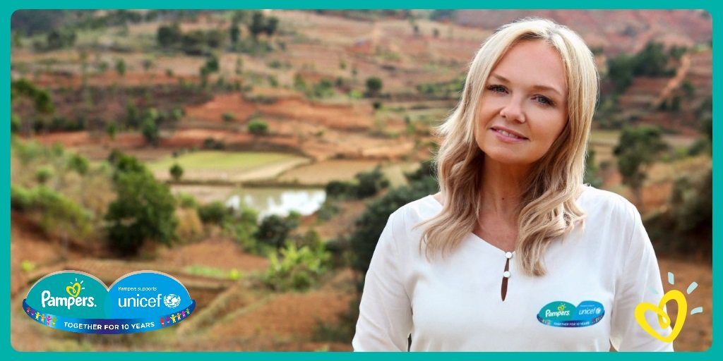 RT @Pampers_UK: . @EmmaBunton is supporting the #PampersUNICEF campaign for the 3rd year, helping to spread the word #1pack1vaccine https:/…