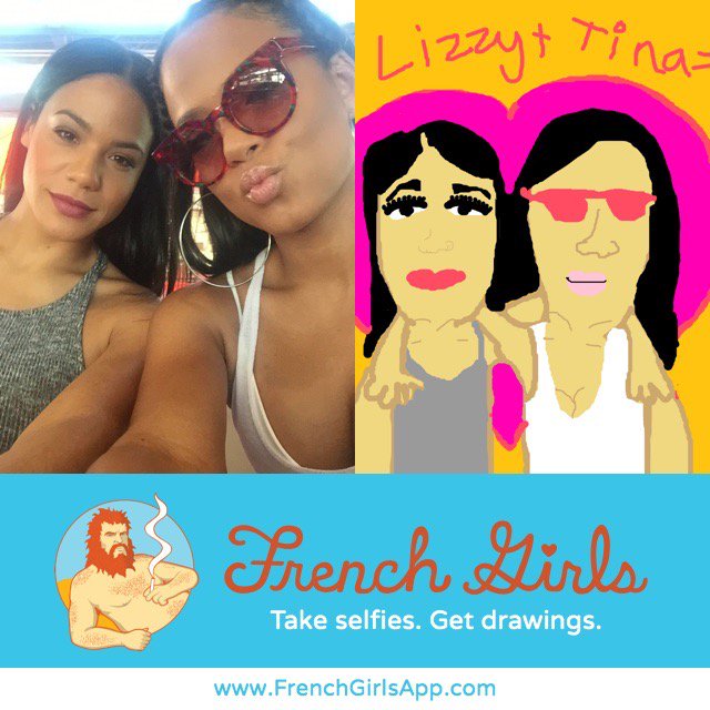 Check out this drawing from #FrenchGirls and get the app at https://t.co/K7NbIgIKBU! Awe! So cute! Love @lizmili7 https://t.co/HTAVOKAIJn