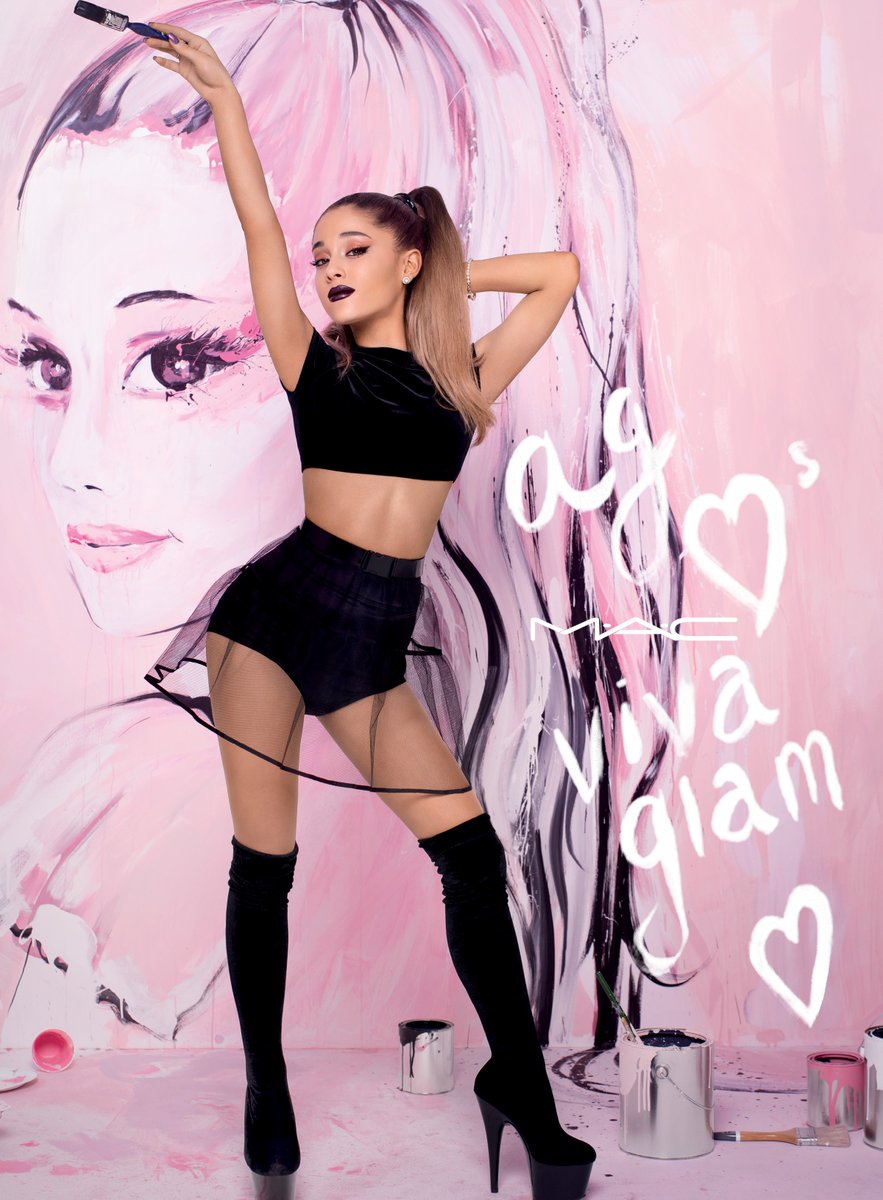 RT @MACcosmetics: Secret’s out: Introducing our 2016 #VIVAGLAM girl, @ArianaGrande! Welcome to the MAC family. Available January 2016. http…