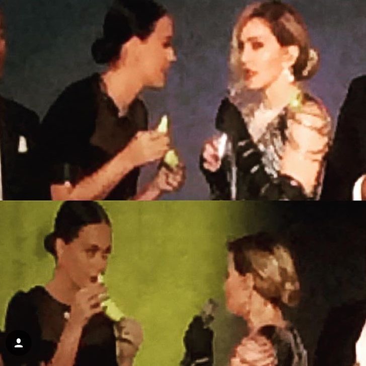 Sharing a Banana with Katy Perry‼️ Highlight of my show at the Forum! Thanks Katherine???????????????????? ❤️ #rebelhearttour https://t.co/xtDDtEY1wM