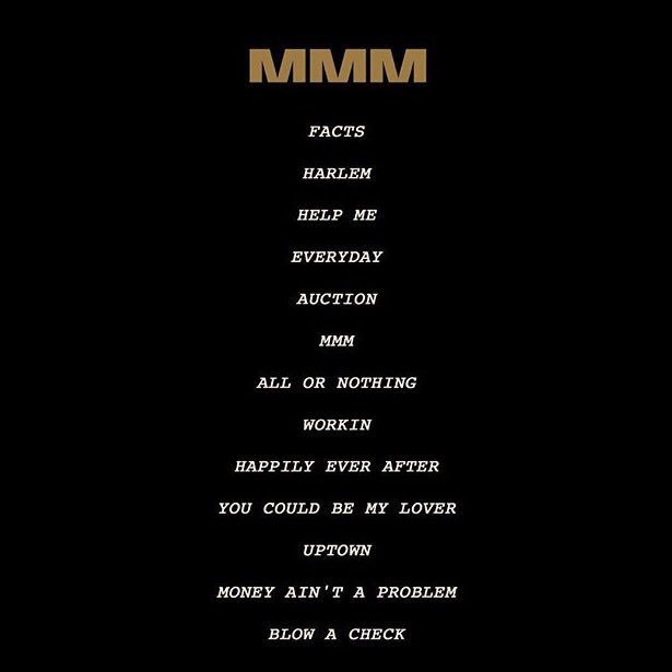Track list for #MMM is here! ???????????? https://t.co/1YFb2z78vO