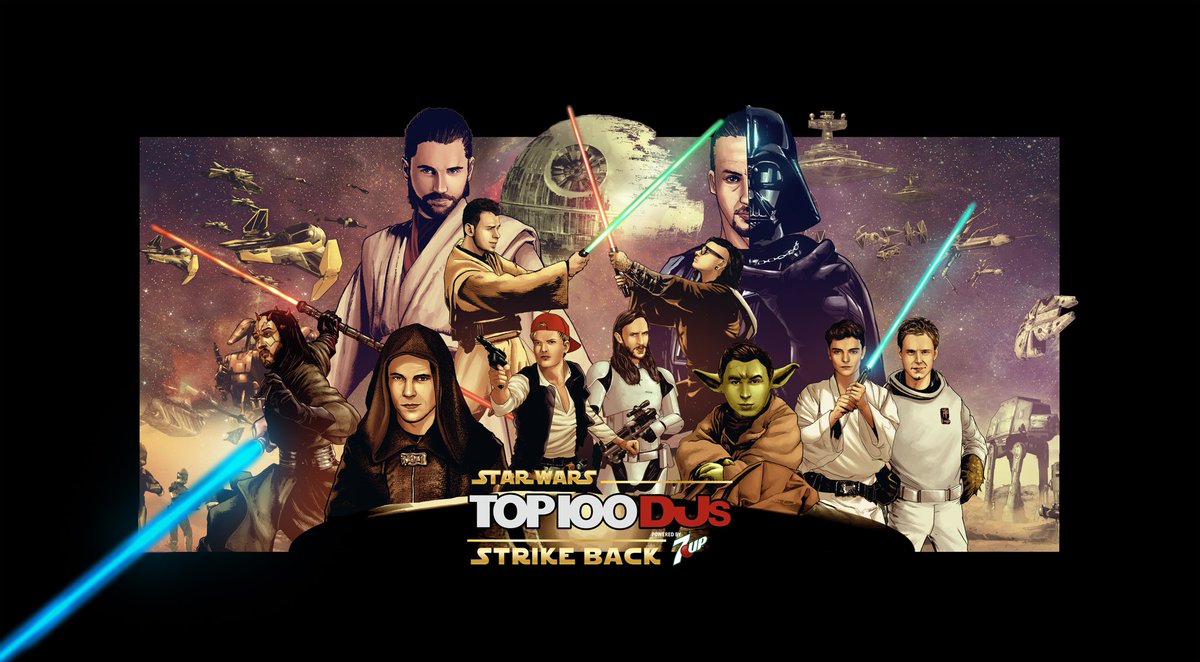 RT @dimitrivegas: Epicness!! @starwars : @DJmag #top100djs Strike Back ! #StarWars #StarWarsTheForceAwakens https://t.co/tYrT4XPz2G