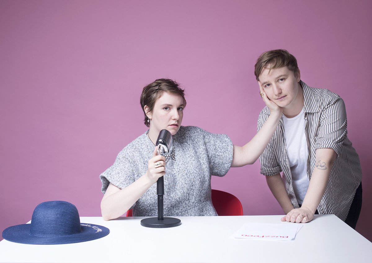 RT @WBJenna: Moved 2 the other side of the mic 2 interview @lenadunham for this week's @longform podcast: https://t.co/bYxKxn7aBd https://t…