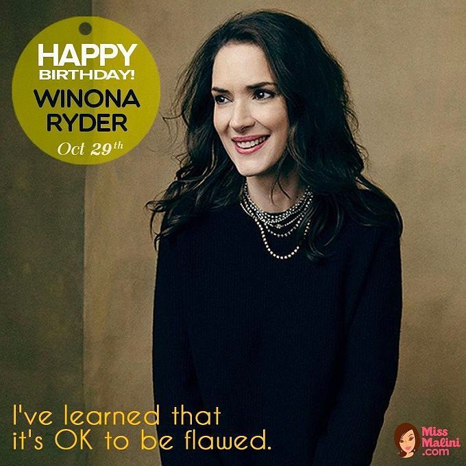 Winona Ryder’s Birthday Celebration | HappyBday.to