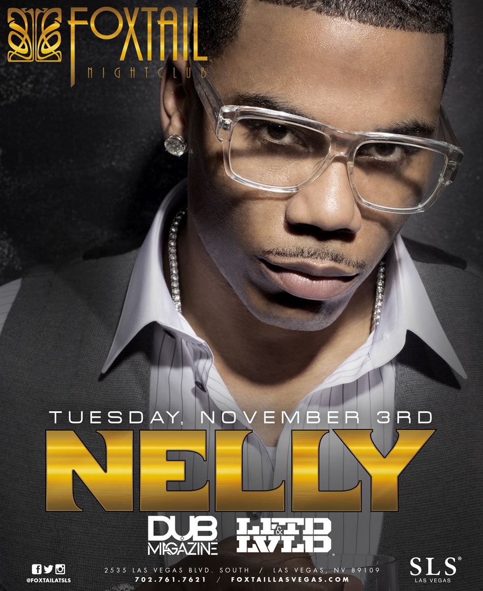 RT @LasVegasSoul: @Nelly_Mo at #FoxtailatSLS Nightclub in #Vegas on Nov. 3! Tickets on sale now: https://t.co/XVQcZX41TE https://t.co/e65VJ…