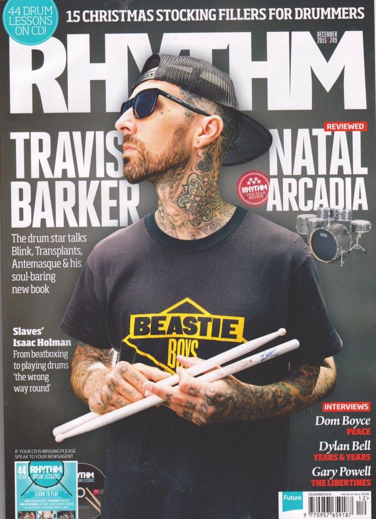 RT @ChucktheDrummer: My new @RhythmMagazine article w/@travisbarker out now! @blink182 @transplantsband @ANTEMASQUE #CanISay https://t.co/X…