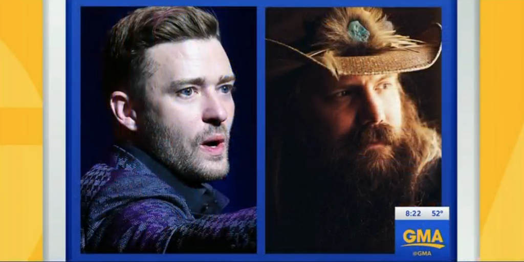 RT @GMA: Wow. That just wore me out. Awesome job, @jtimberlake & @ChrisStapleton. Who else was JAMMIN' just now??? #CMAawards https://t.co/…
