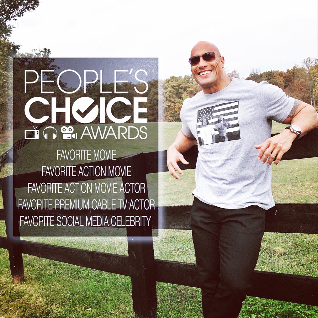 Wow 5 NOMINATIONS for #PeoplesChoiceAwards. Honored! Vote here and let's bring home gold. https://t.co/gd9L2BcZYK ???????? https://t.co/INmMTUKVQJ