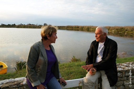 Julia Kristeva avec mari Philippe Sollers 