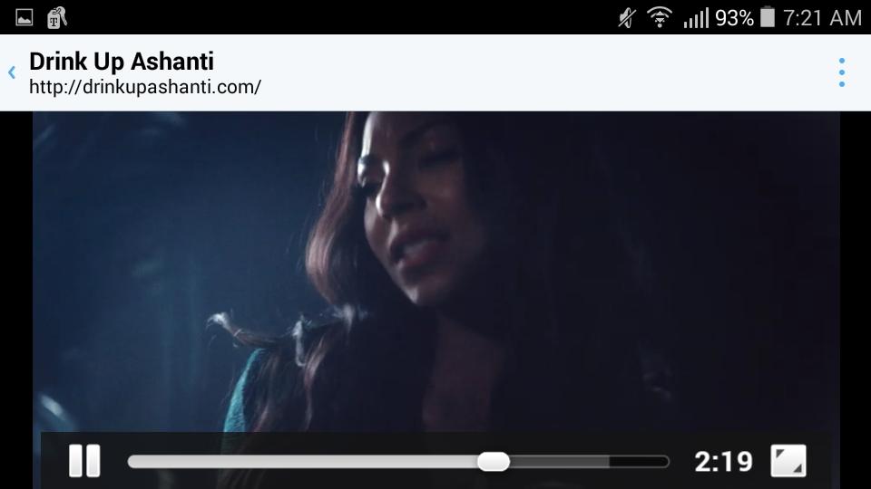 RT @isaacfromCT: Terrific new video by @ashanti for Let Go! #DrinkUpAshanti https://t.co/j04sZcPELy