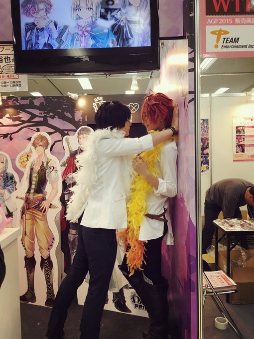 anipaniブースでは君ドラのイベント、書店男子・内田裕也さんによる顎クイイベントも開催中です。15時まで!ぜひお越し anipaniブースでは君ドラのイベント、書店男子・内田裕也さんによる顎クイイベントも開催中です。15時まで!ぜひお越し