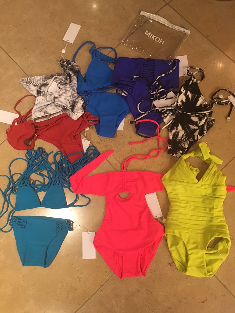 Thank you sooooo @MIKOHSWIMWEAR now which ones are mine and which are willows?! ???? https://t.co/bUiwzEitpW