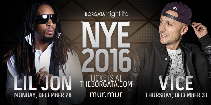 RT @BorgataAC: Get your tickets to party with @LilJon on Dec. 28 & @djvice on Dec. 31! https://t.co/WQnMWW5iHz | #NYE2016 https://t.co/bigE…