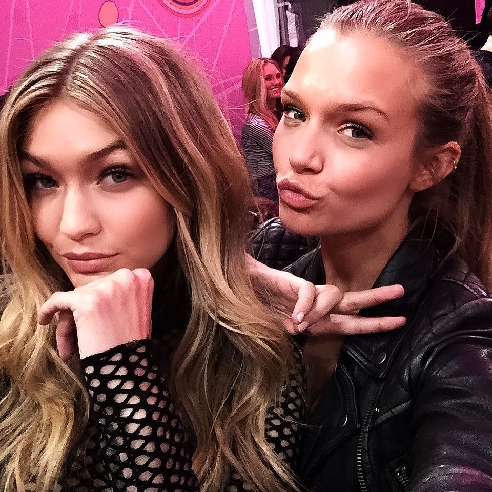RT @JosephinSkriver: rehearsal time with the babe @gigihadid she rocked it!! Couldn't be more proud ❤️❤️ #vsfashionshow Who is else is e… h…