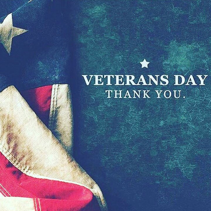 Happy #VeteransDay to my dad & mom, my uncle & aunt and all those who have bravely served our country. ???????? https://t.co/FrMfqKleMz