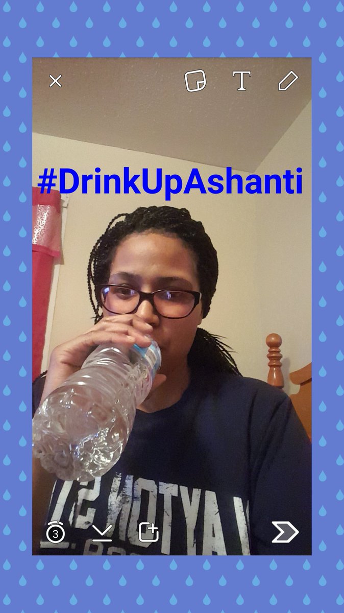 RT @Smiley_Brina08: @ashanti Getting hydrated! I supports this campaign! #healthyliving #DrinkUpAshanti ☺???? https://t.co/zeUmDzzU53 >????❤️❤️