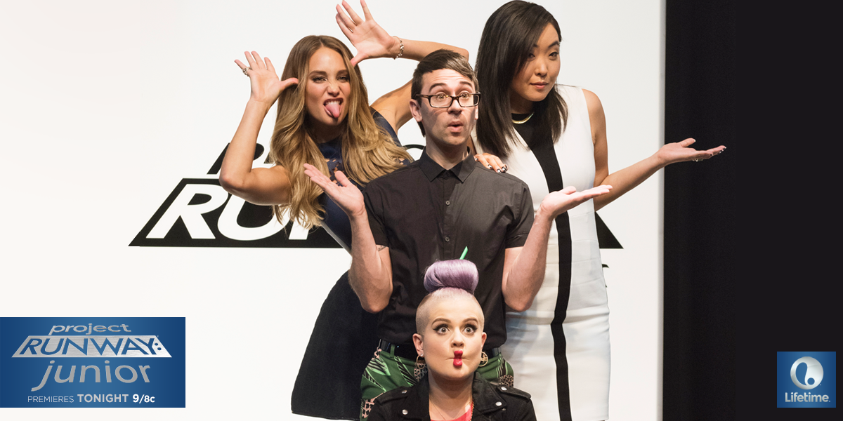 RT @ProjectRunway: Get ready to get silly with our fabulous judges from #ProjectRunwayJunior tonight at 9/8c on @LifetimeTV! https://t.co/O…