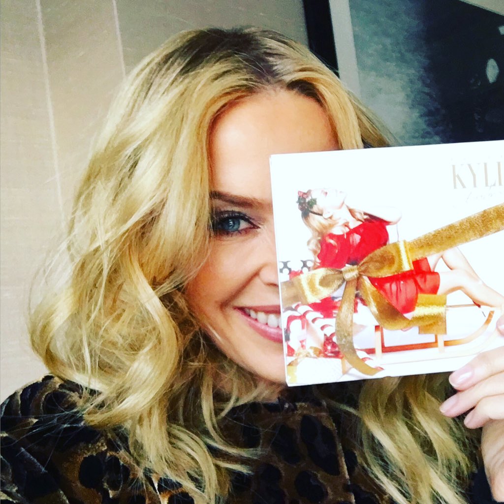 Happy #kyliechristmas release day!!! I hope this album becomes part of your Christmas celebrations!! ❤️????with love! https://t.co/SEJI5oaU7q
