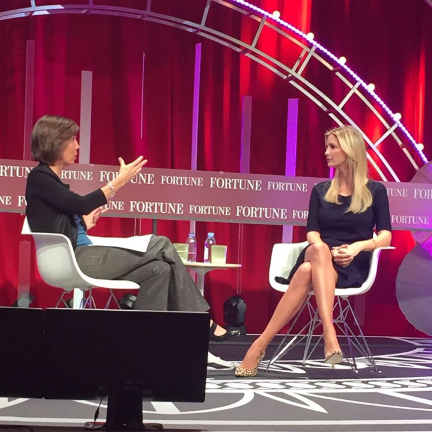 Catch up ( and watch!) Ivanka live from the #FortuneMPW summit last month: https://t.co/1WSrNJd0dQ https://t.co/XcOKE5pXfl