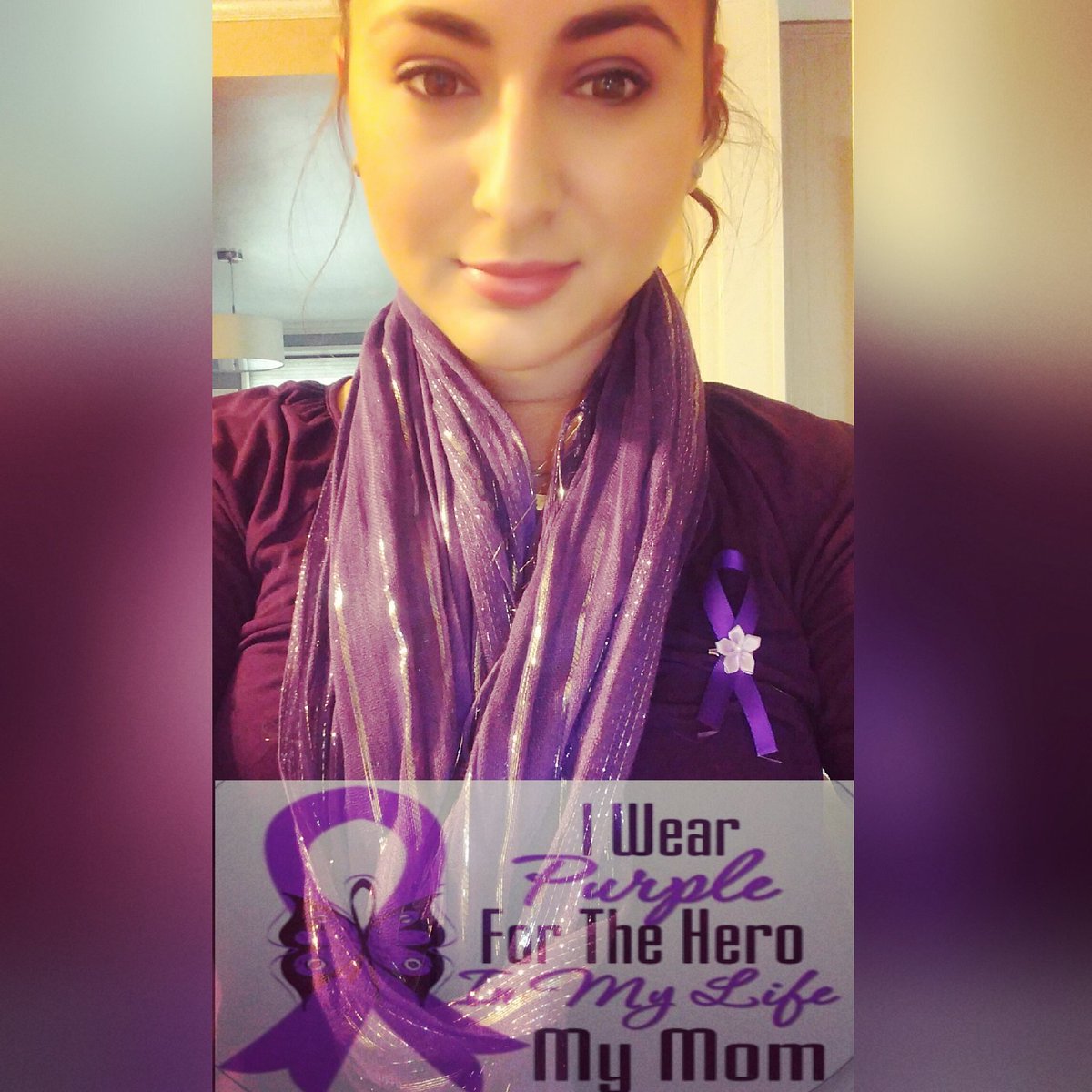RT @CassidySandberg: @mindykaling wearing purple for my wonderful mother today 5/11/15  #wpcd #WageHope https://t.co/cIwx3cc2Oh