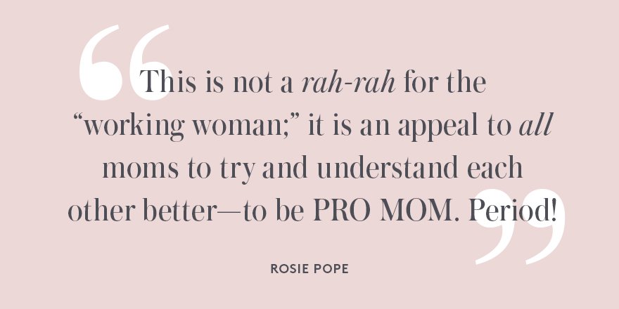 #Parenting pro @RosiePope shares her tips for being pro-mom. Period:  https://t.co/QyxvWt4IAB  #womenwhowork https://t.co/p27ecTy7nv