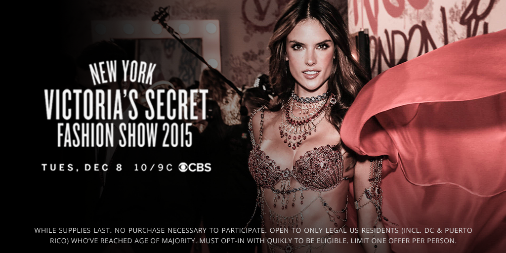 Time's running out! Opt in for a sporty little offer in honor of the #VSFashionShow. https://t.co/oK8y1EBdVz https://t.co/jHMDPJdWvt