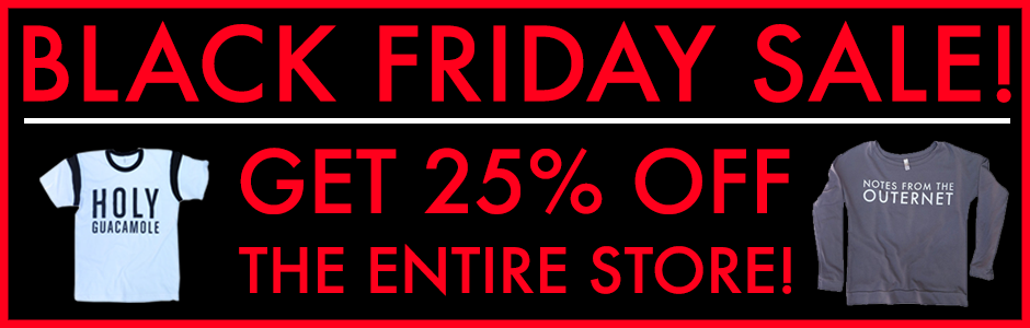 RT @JaredLetoMerch: ✔️ HOLY GUACAMOLE, have YOU saved yet!? Get 25% OFF ALL #JLMerch for #BlackFriday! — https://t.co/U0meJ24xNr https://t.…