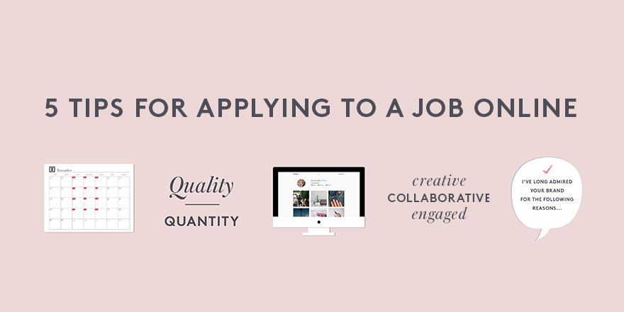 See how to stand out when applying for a job online with these 5 tips:  https://t.co/JdEVMmf2Qz #womenwhowork https://t.co/gL9jTQKL9A