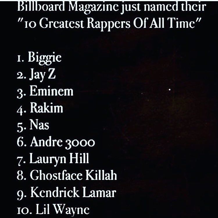 This is so disrespectful. !! Whoever did this list need a swift kick in the Ass. No. Tupac… https://t.co/BBYt9EerSk https://t.co/craiebZ4k0