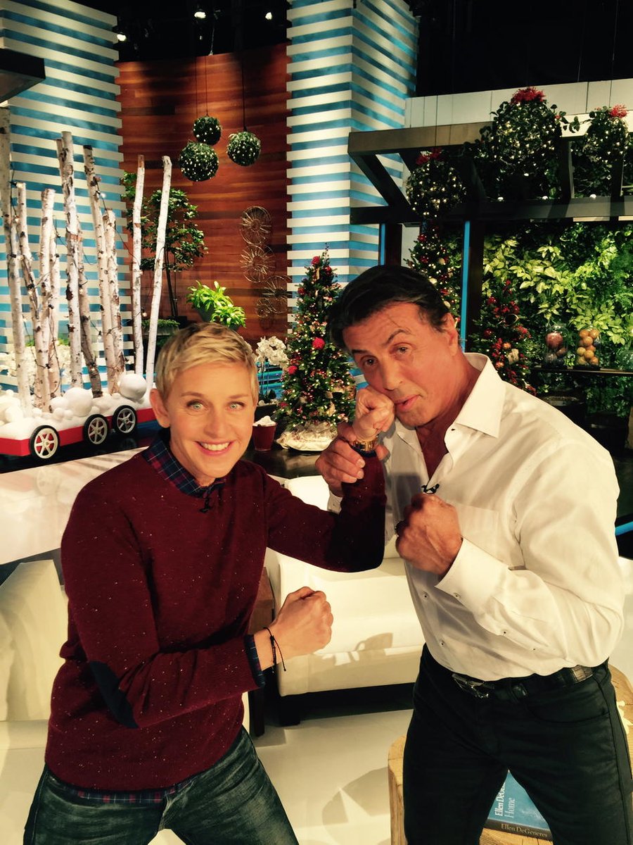 Just left the Ellen show. She is a real champion. I had a ball. First time I've ever the show. https://t.co/XdRdyMjZSG