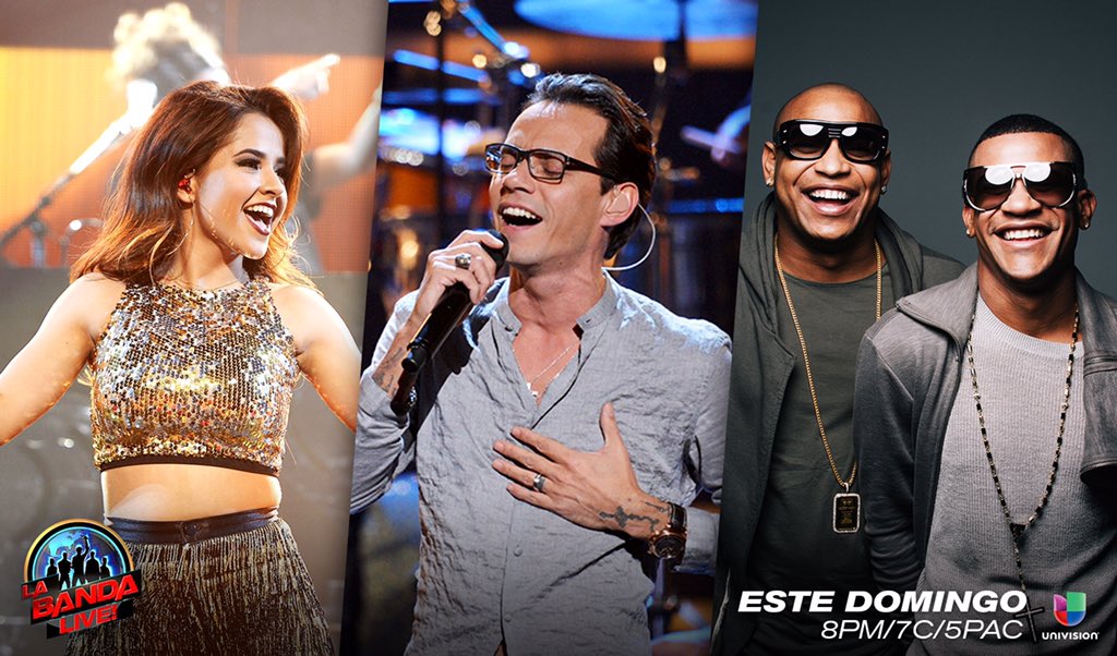 RT @labanda: Happy Friday! 2 more days until we see @iambeckyg, @MarcAnthony, @GdZOficial on #LaBandaLIVE! ???????????? https://t.co/CnXj144uEm