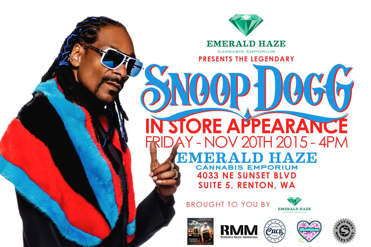 wats good seattle !! new start time at the in store meet n greet is now 6pm be there or be square at @emeraldhazece https://t.co/CbhnI9qmJt