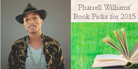 RT @amazonbooks: Discover which books are @Pharrell Williams' top reads for 2015: https://t.co/zpIeHMMSYx  #CelebPicks https://t.co/8njZhLn…