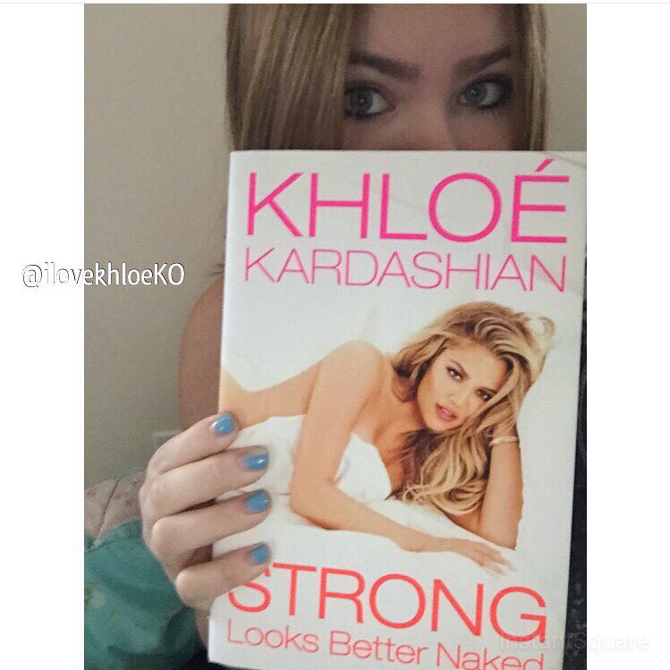 RT @ilovekhloeKO: @khloekardashian me and my favorite book #StrongLooksBetterNaked https://t.co/Gz8IoswHjQ