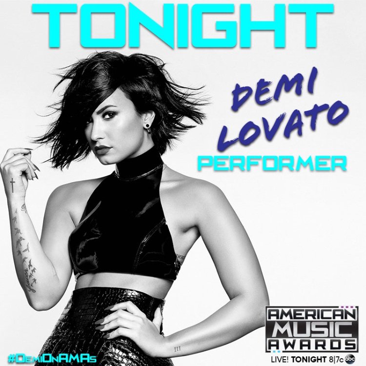 So excited for tonight!!!! ???????? #CONFIDENT #DemiOnAMAs https://t.co/ioVdhCl9LS