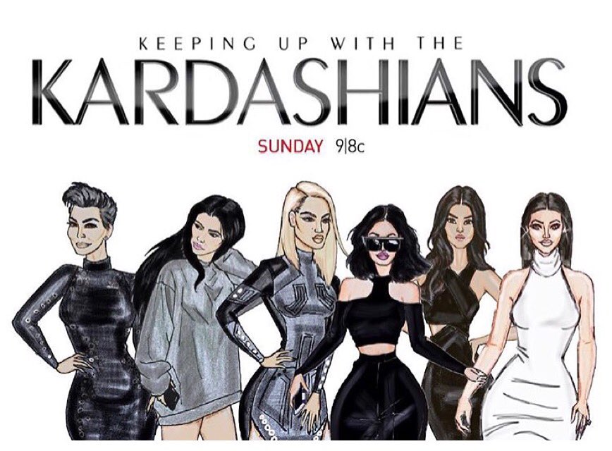 Who's tuning in to tonight's episode of #KUWTK11?!?! Thank you @hamza_okai for this bomb illustration!!! https://t.co/X2qkLgufPq