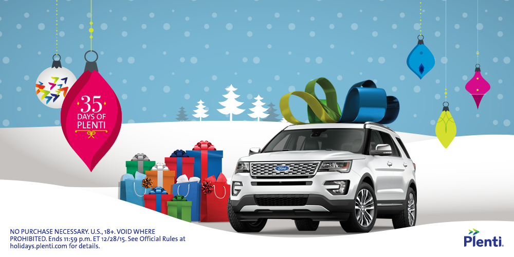 Excited to work with @PlentiRewards! You can win a NEW Ford Explorer! https://t.co/3PpYcCrZw6 #35DaysOfPlenti #ad https://t.co/gy74nigFNW