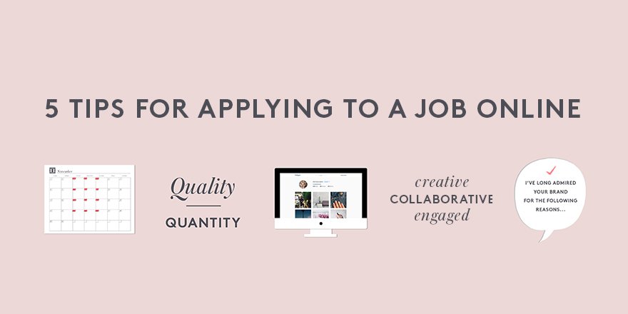 Stand out when applying for a job online with these 5 tips:https://t.co/8dUUdsPHn3 #womenwhowork https://t.co/kq2j9nJsB9