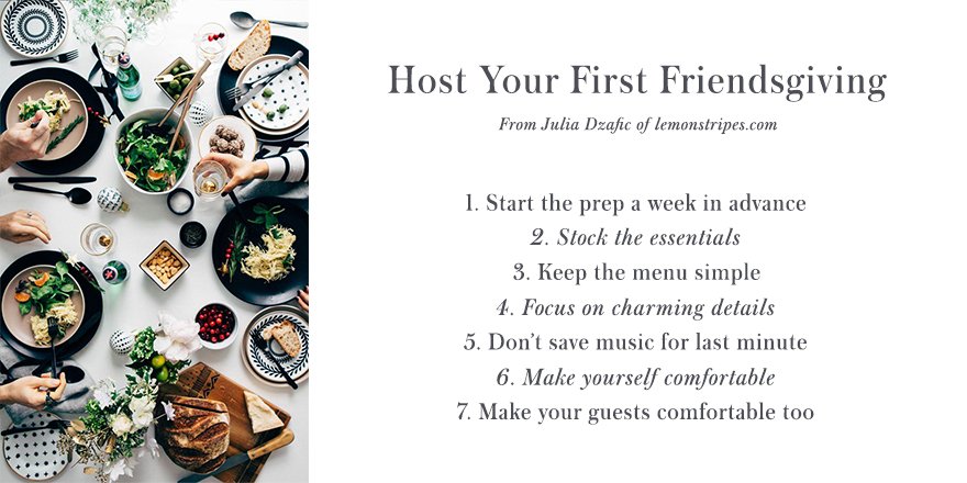 Check out our busy girl's guide to hosting a #friendsgiving: https://t.co/H0554gRiBR @juliadzafic #womenwhowork https://t.co/Yx6FGV5kTy