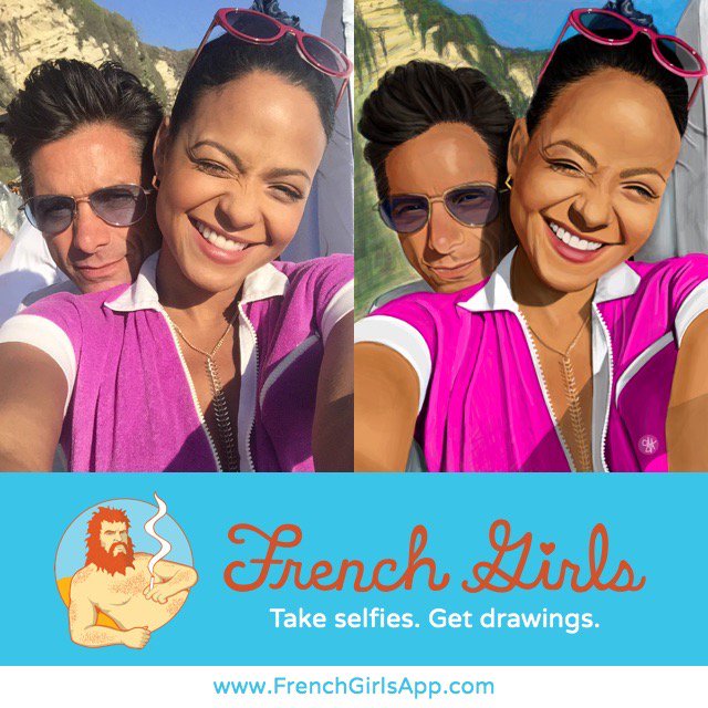 Check out this drawing from #FrenchGirls and get the app at https://t.co/K7NbIh0lts! Crazy they drew this on an app! https://t.co/BCoOHXa6GV
