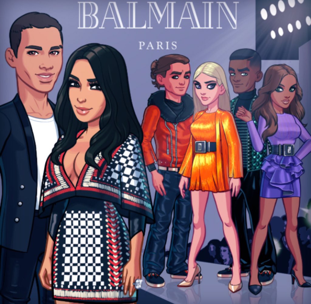 Join the #BalmainArmy So excited @ORousteing & Balmain's Fall 2015/2016 collection is in the Kim Kardashian Game https://t.co/yQYvOOGDLF