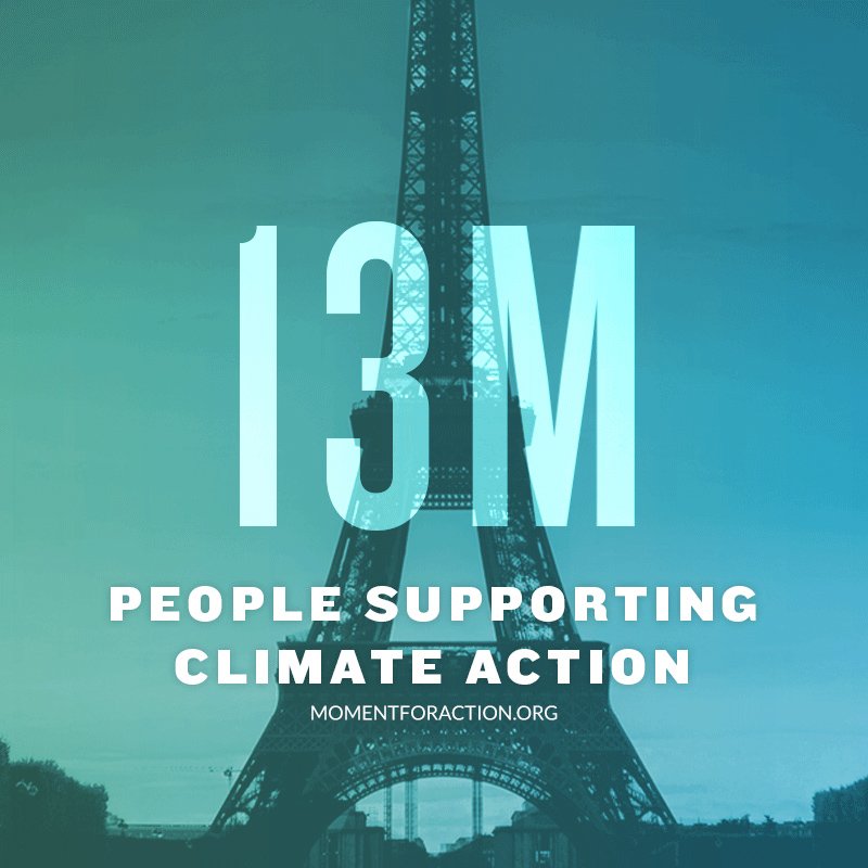 Join more than 13M people calling for urgent action to address the #climate crisis: https://t.co/tXPzblEipi #cop21 https://t.co/x2eRtfKLnc
