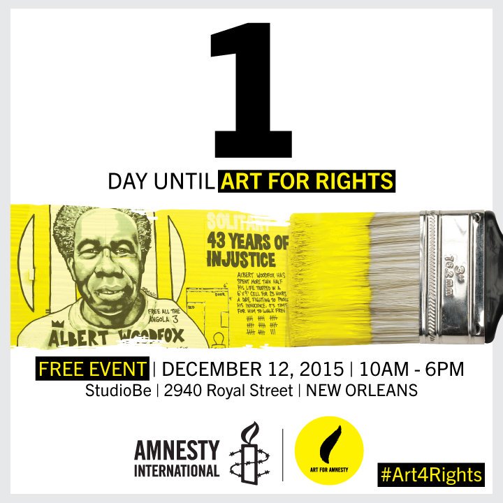 RT @amnesty: Join 12 artists & special guest @Usher TOMORROW in New Orleans! #Art4Rights #Write4Rights https://t.co/IibFWjxUdx https://t.co…