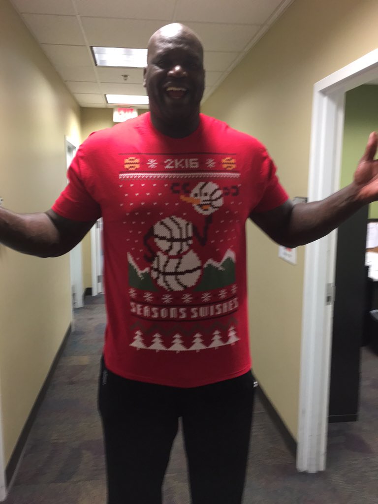 What do y'all think of my #NBA2KUglySweater T-Shirt? Get your own free w/
#NBA2K16 @Gamestop https://t.co/bP9uwiaHBg https://t.co/oEgjMgPvK4