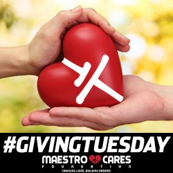 RT @MaestroCares: On #GivingTuesday many people will come together to support their favorite organizations, who will you support? https://t…